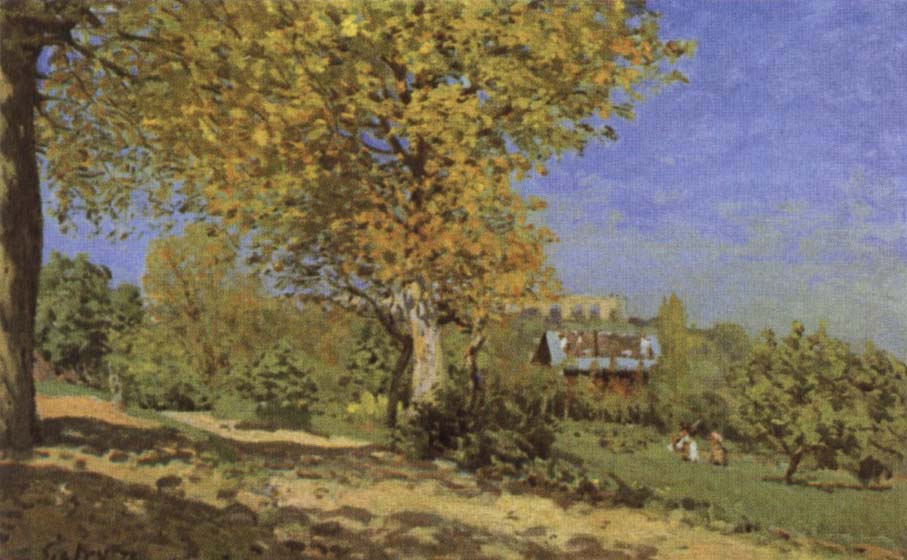 Alfred Sisley Landscape at Louveciennes